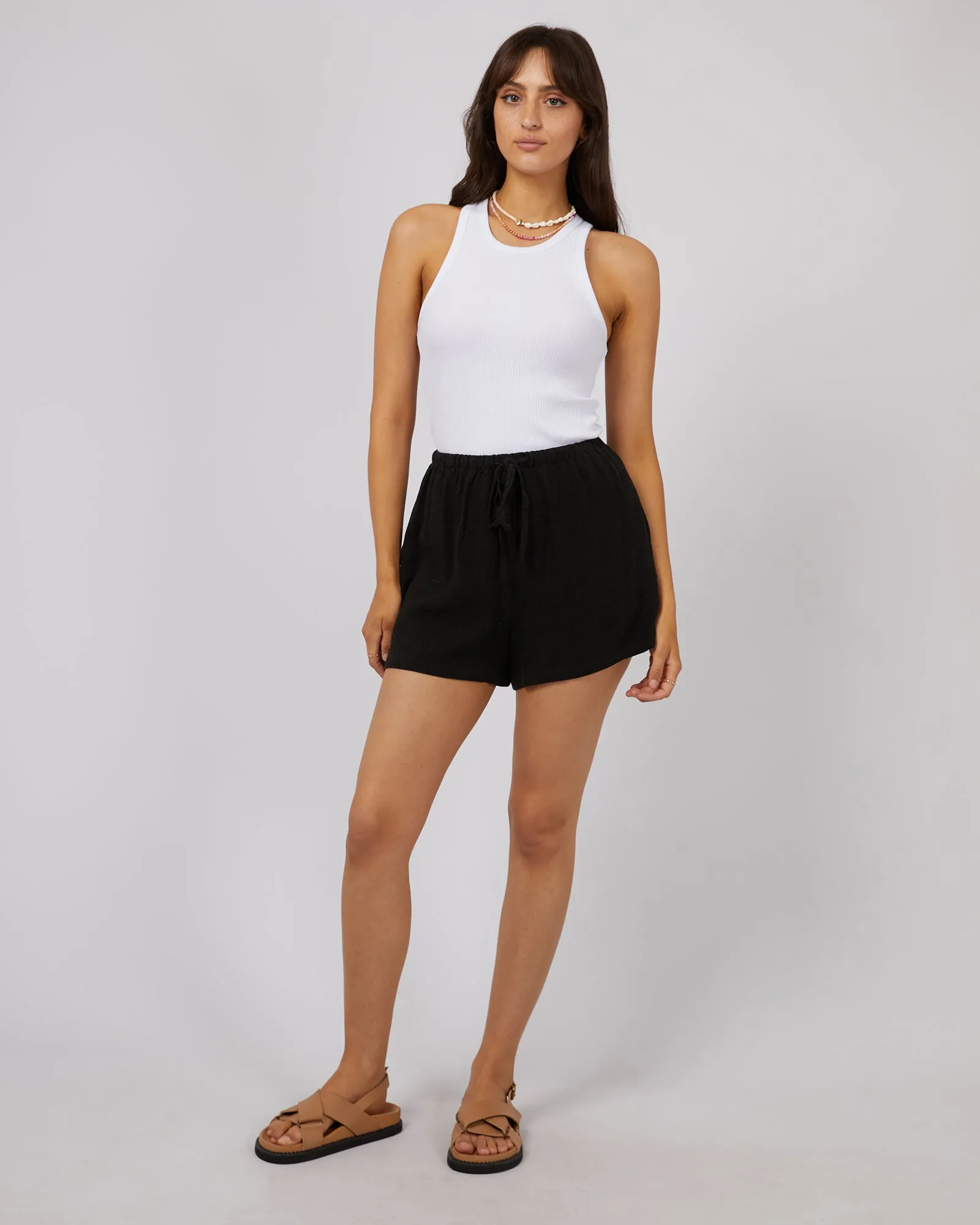 Luxe Linen Mini Short