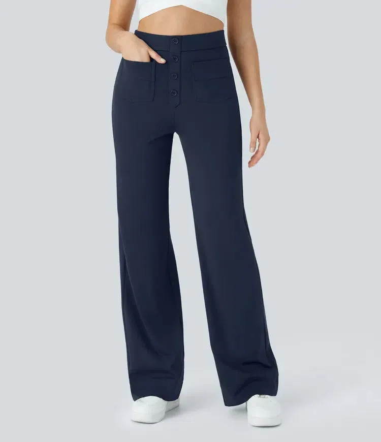 Manon - Elastic & Comfortable High Waist Pants