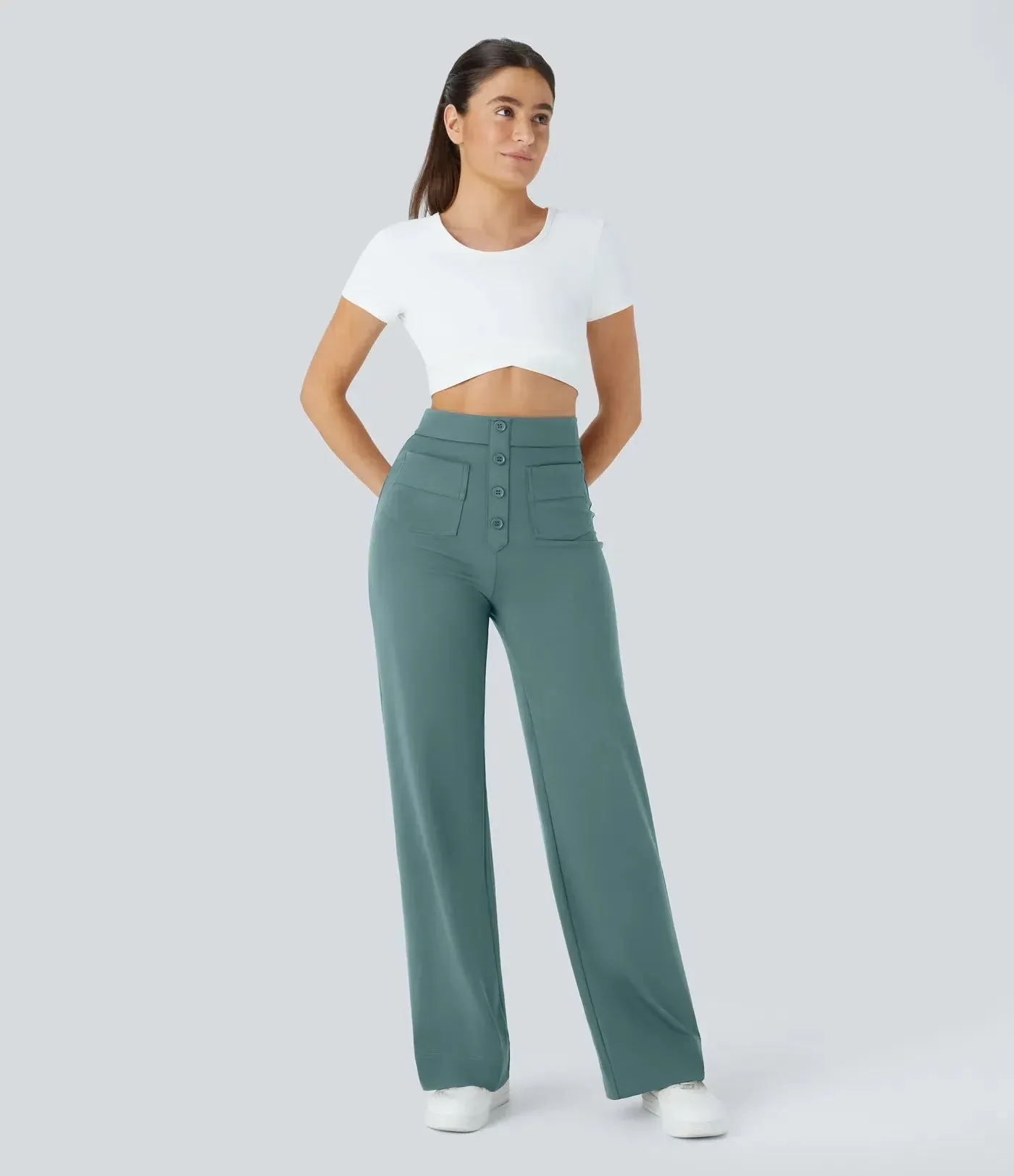 Manon - Elastic & Comfortable High Waist Pants