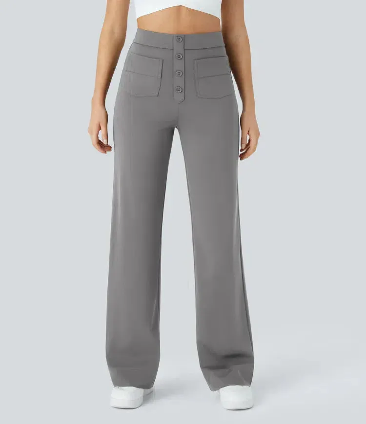 Manon - Elastic & Comfortable High Waist Pants