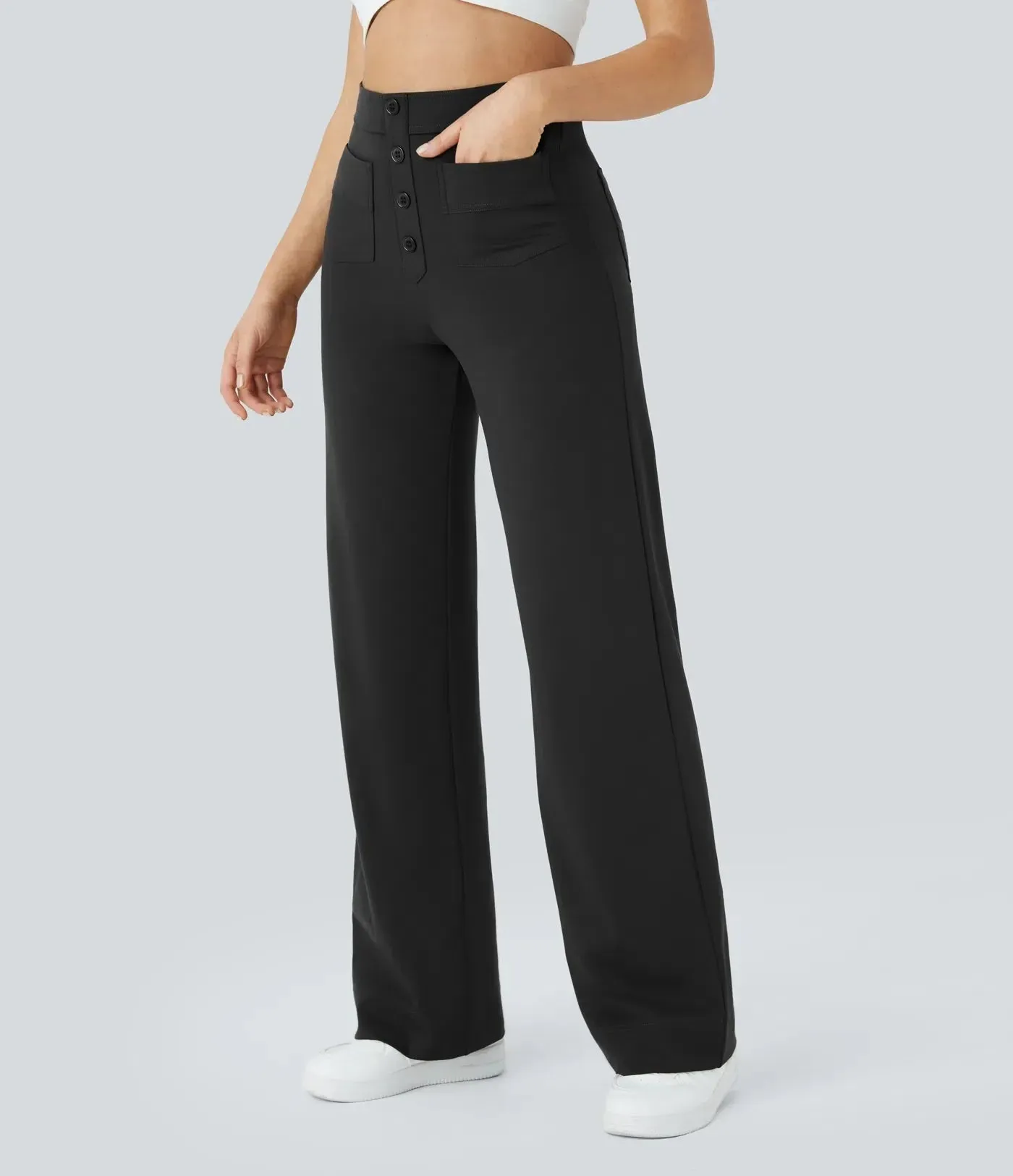 Manon - Elastic & Comfortable High Waist Pants