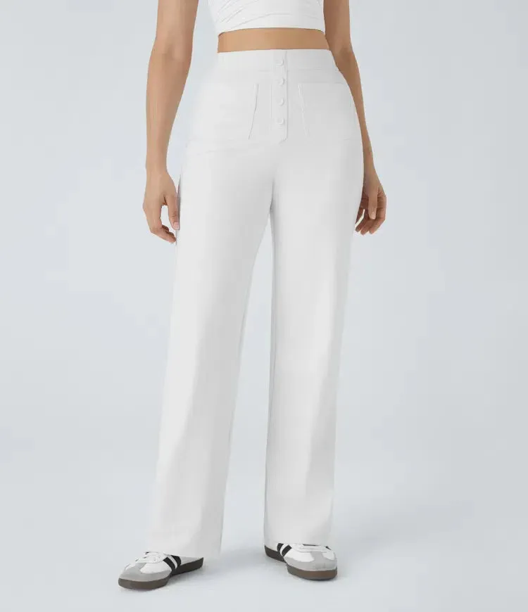 Manon - Elastic & Comfortable High Waist Pants