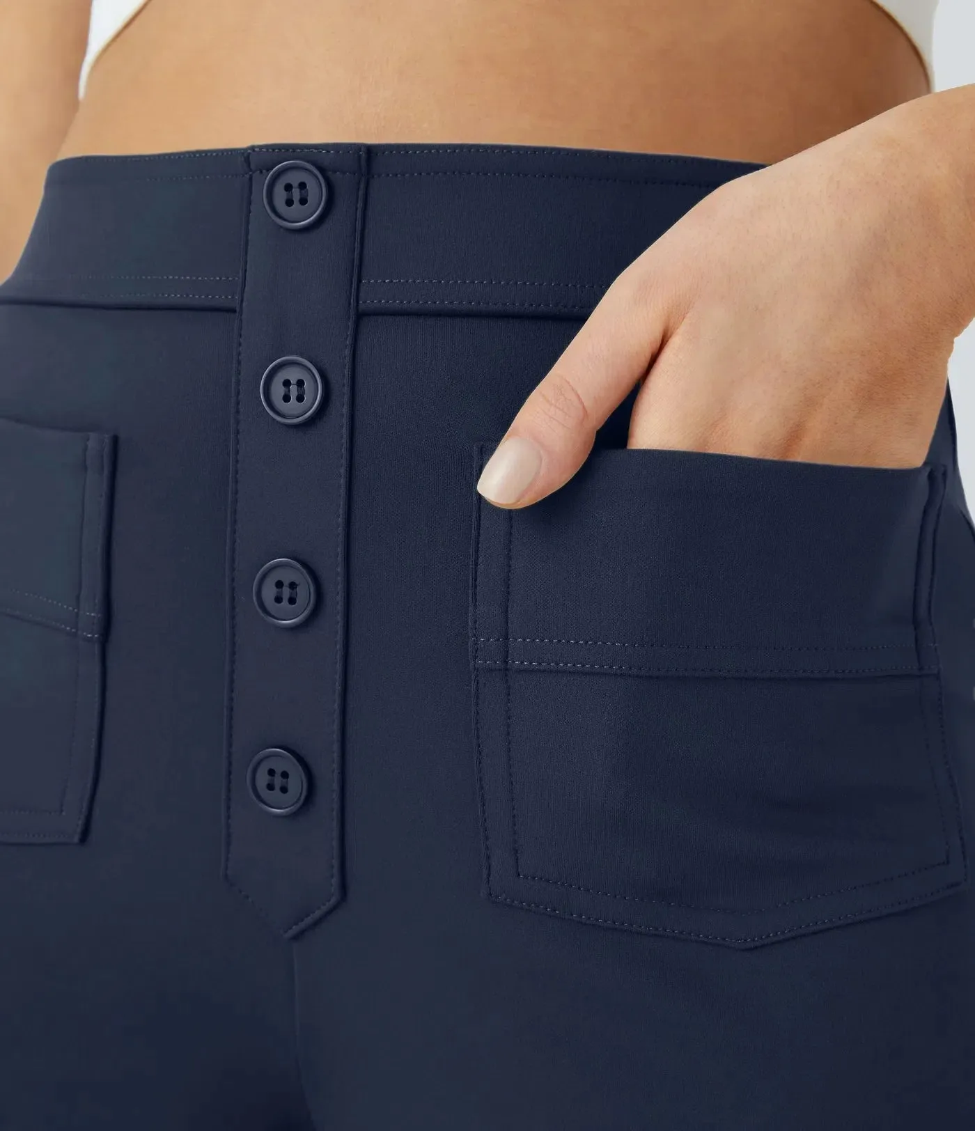 Manon - Elastic & Comfortable High Waist Pants