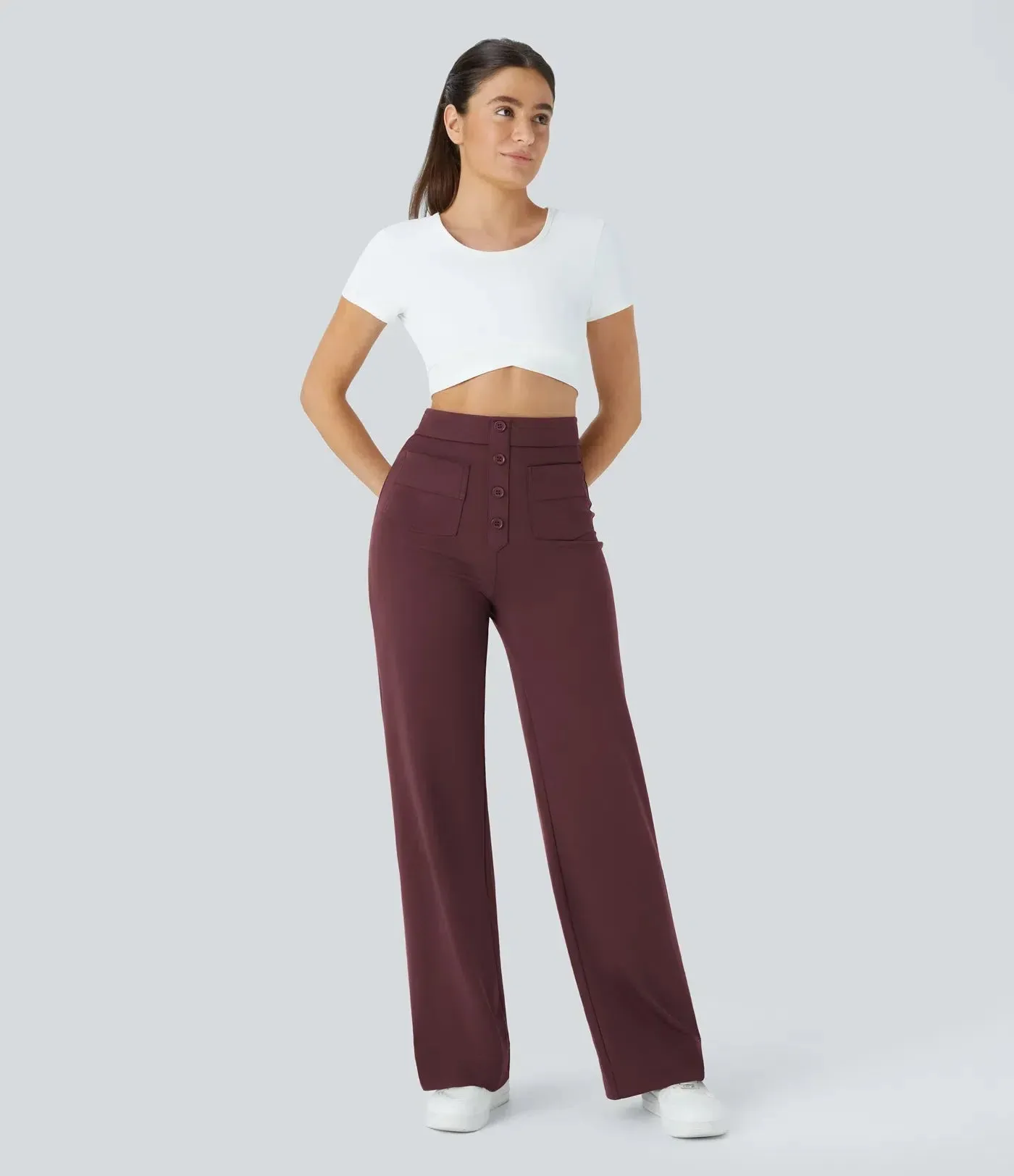 Manon - Elastic & Comfortable High Waist Pants