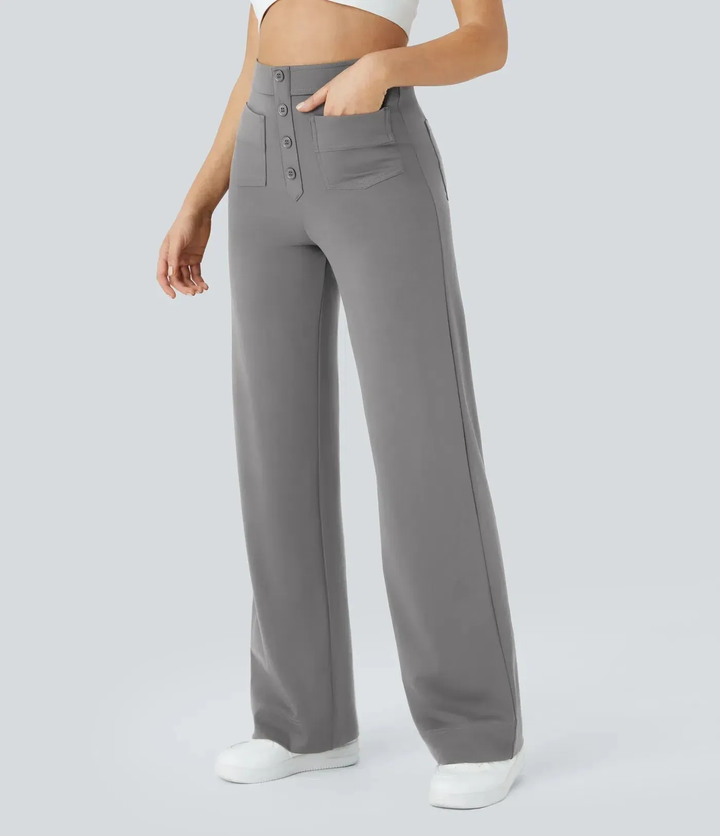 Manon - Elastic & Comfortable High Waist Pants