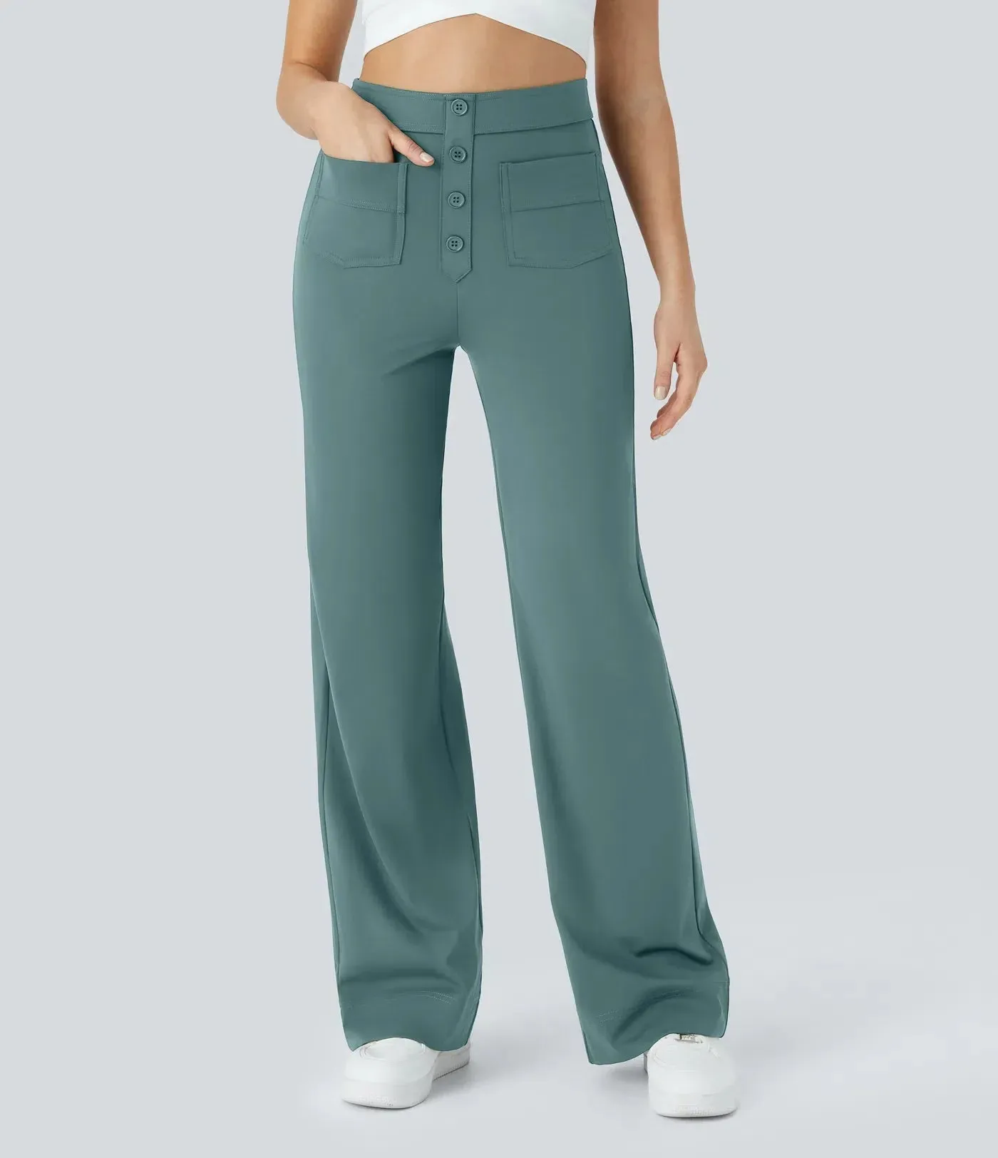 Manon - Elastic & Comfortable High Waist Pants