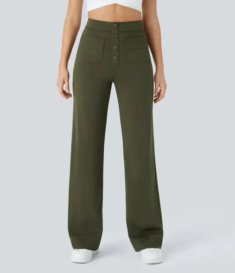 Manon - Elastic & Comfortable High Waist Pants