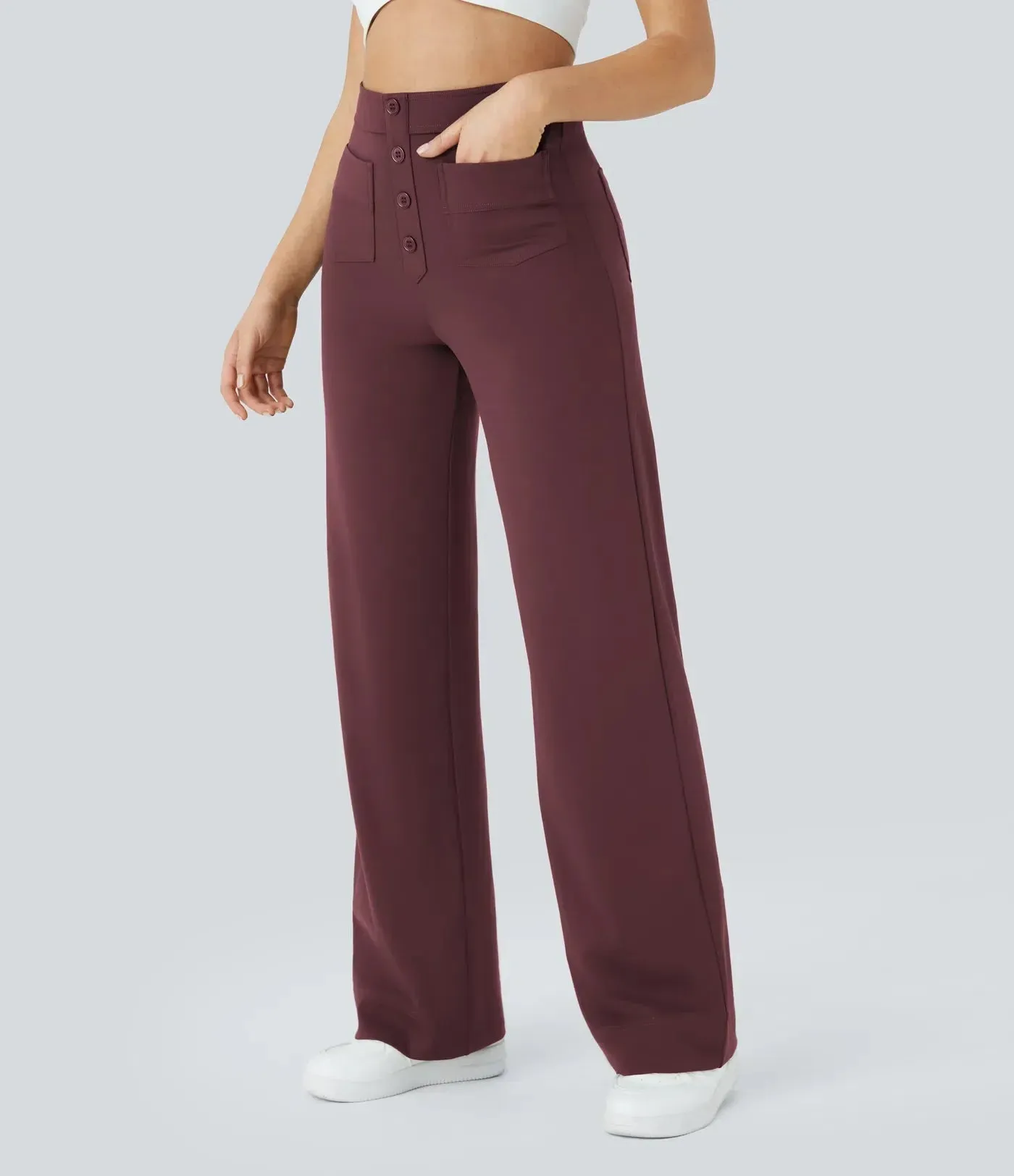 Manon - Elastic & Comfortable High Waist Pants
