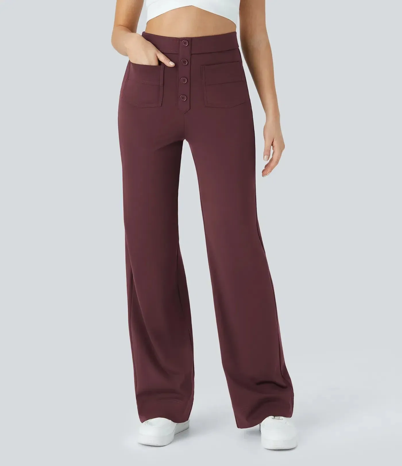 Manon - Elastic & Comfortable High Waist Pants