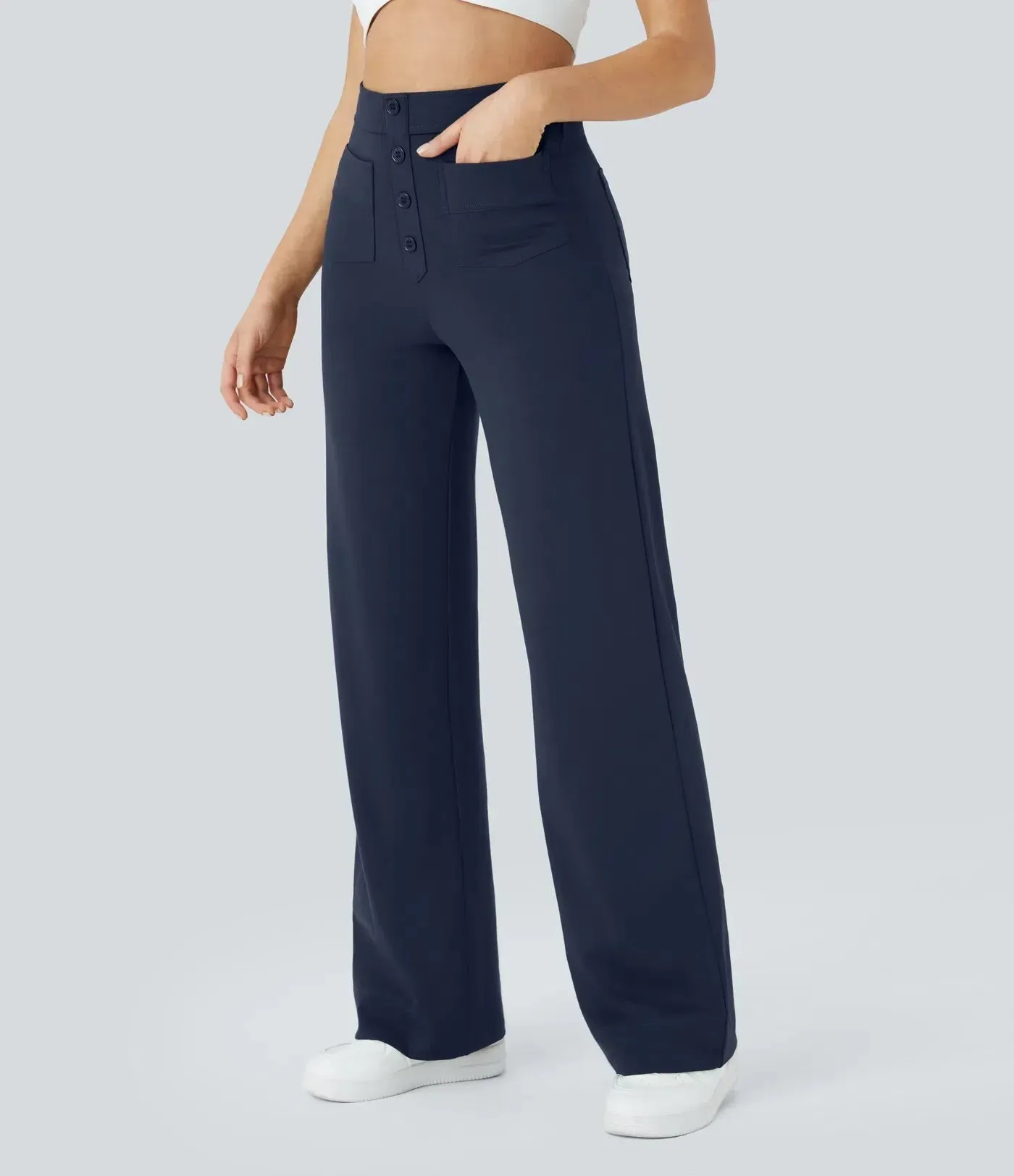 Manon - Elastic & Comfortable High Waist Pants