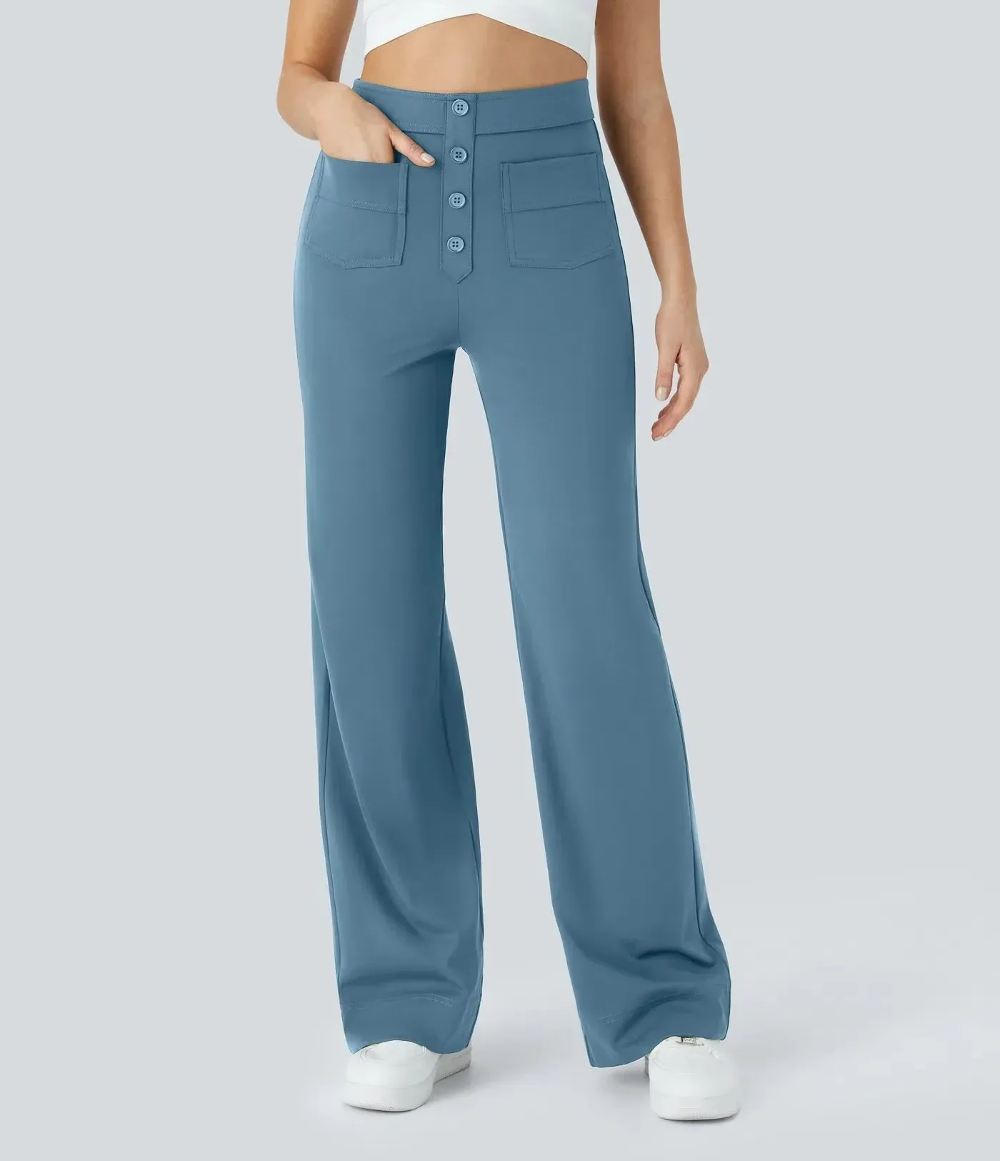 Manon - Elastic & Comfortable High Waist Pants