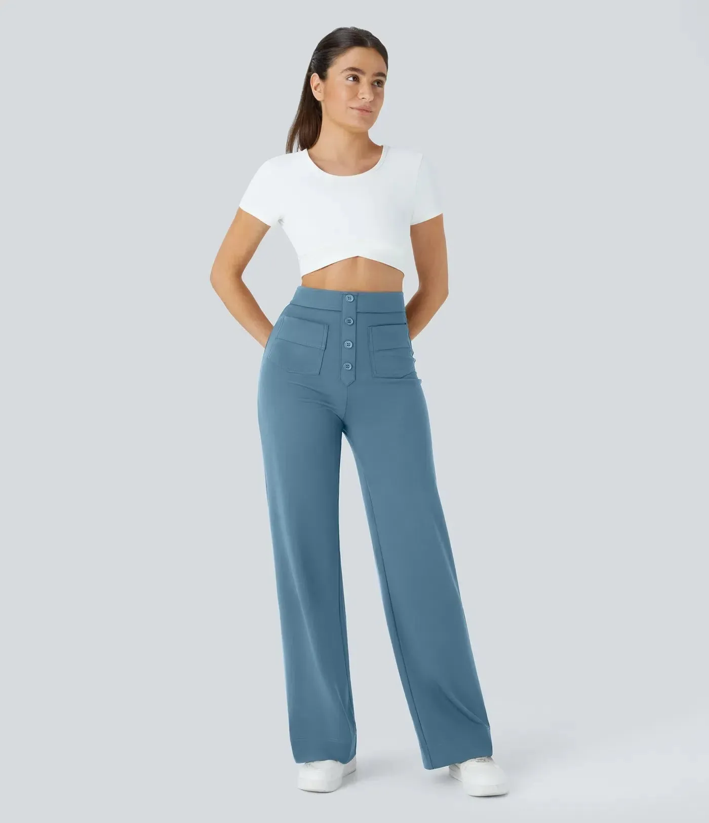 Manon - Elastic & Comfortable High Waist Pants