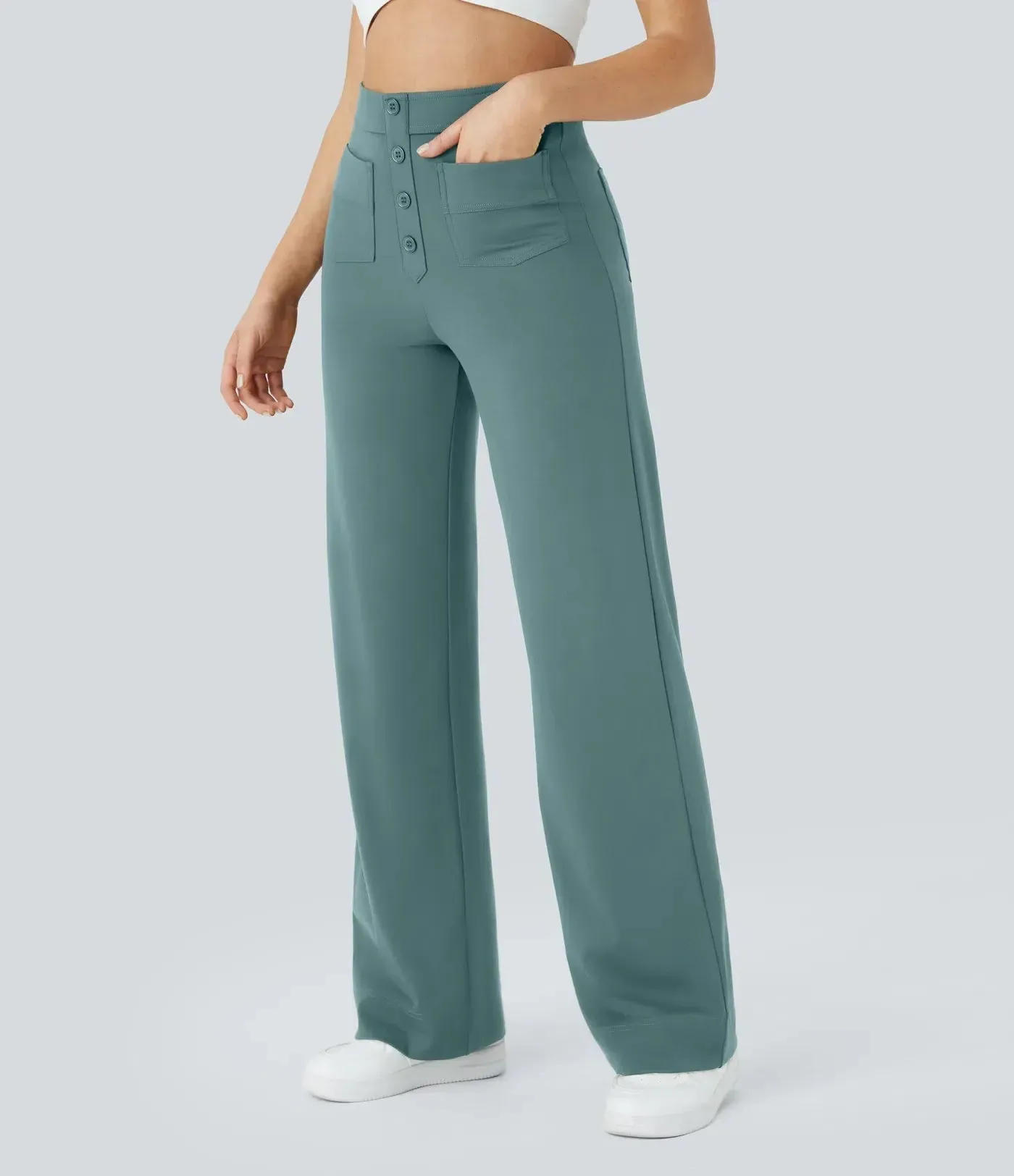 Manon - Elastic & Comfortable High Waist Pants