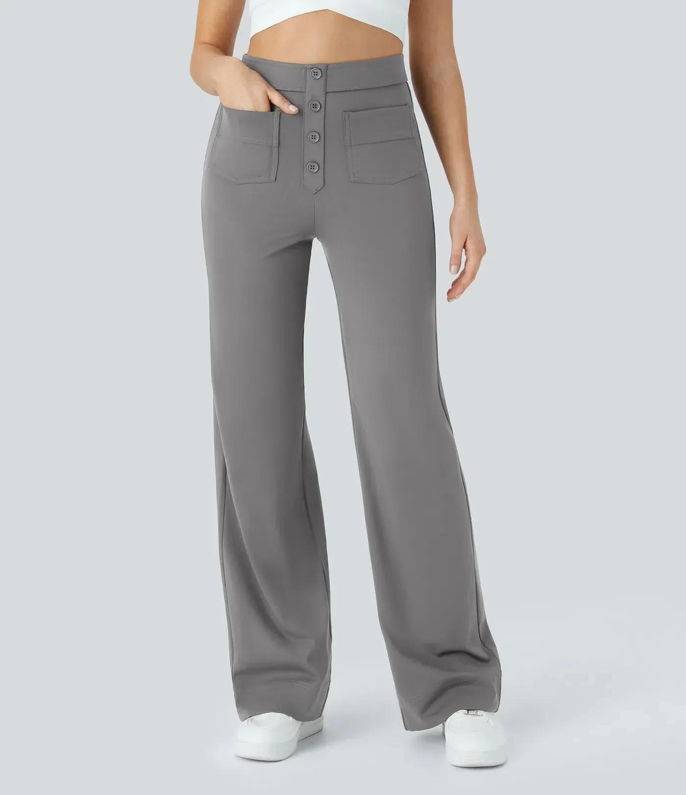 Manon - Elastic & Comfortable High Waist Pants