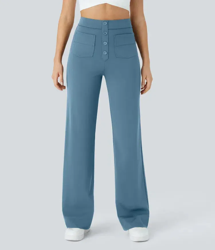 Manon - Elastic & Comfortable High Waist Pants