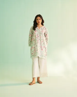 Maya Royale Pista Green Kurta Set
