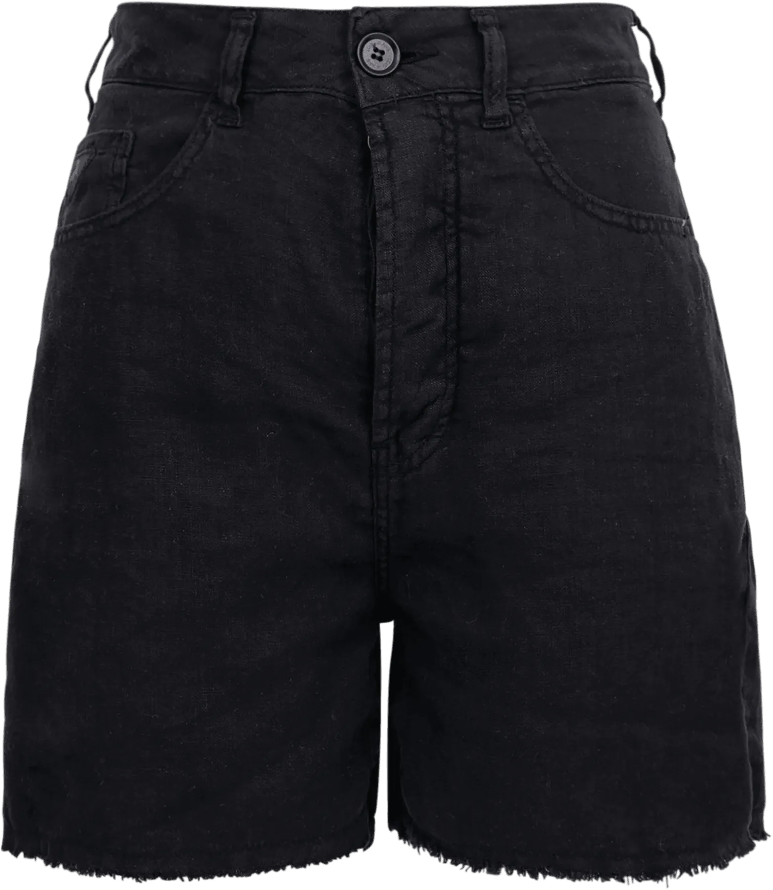 Maya Shorts Linen Black