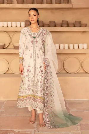 Mayhul 3Pc - Embroidered Luxe Pret