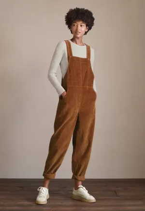 Megan Corduroy Relaxed Fit Straight Leg Bib Overalls