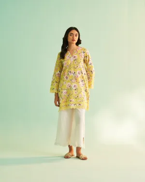 Meher Mystique Yellow Kurta Set