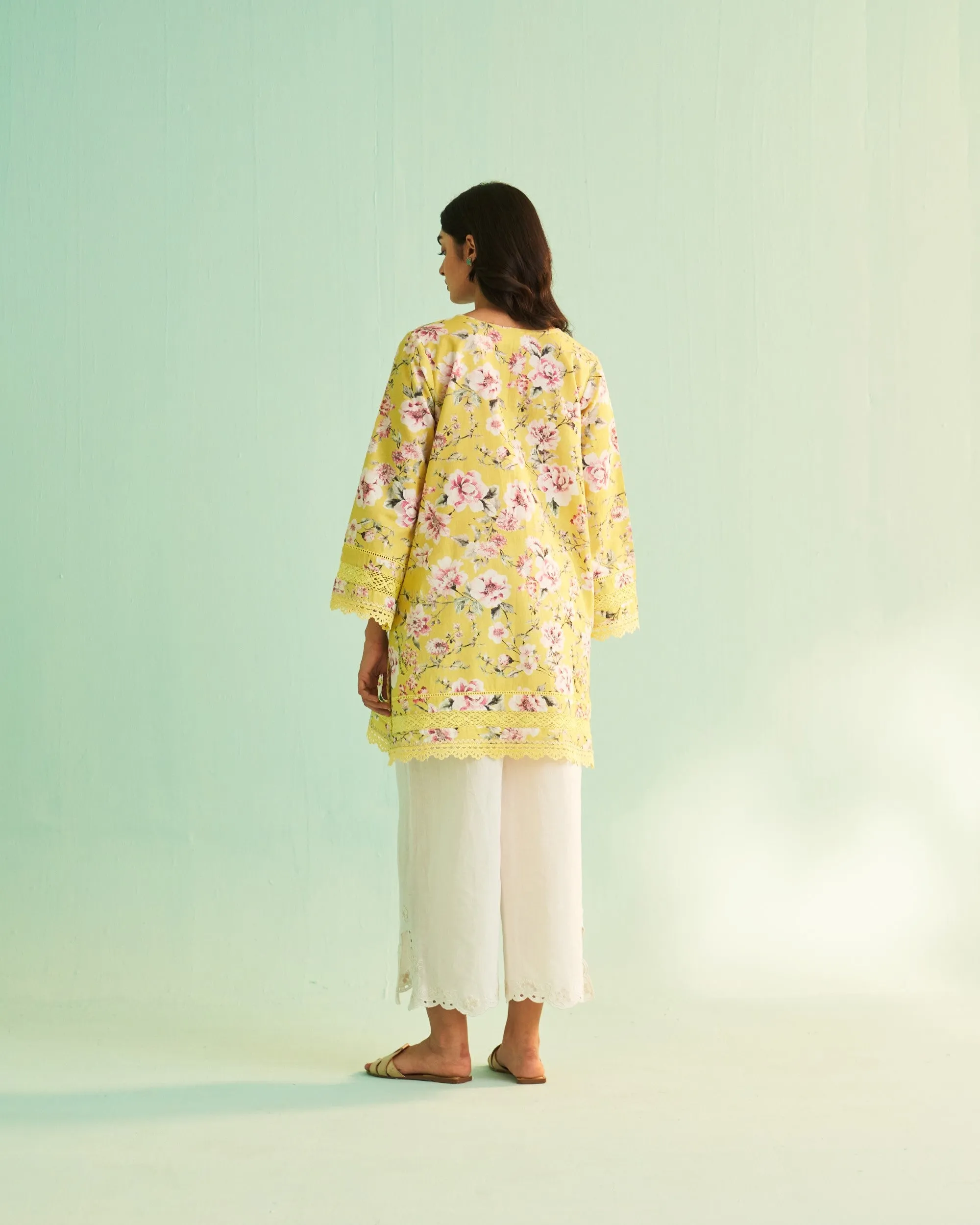 Meher Mystique Yellow Kurta Set