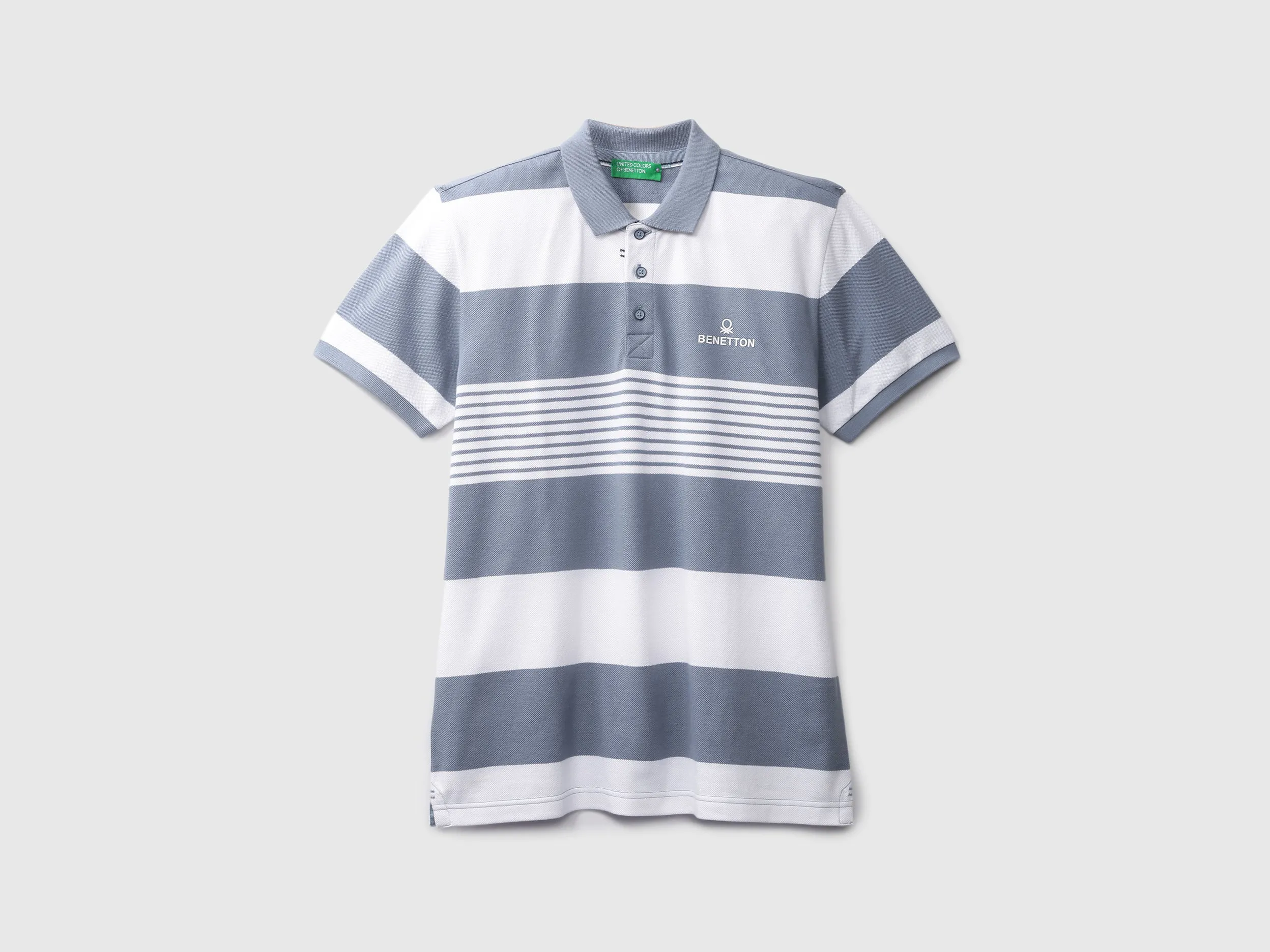 Men Stripe Polo Neck Polo T-Shirt