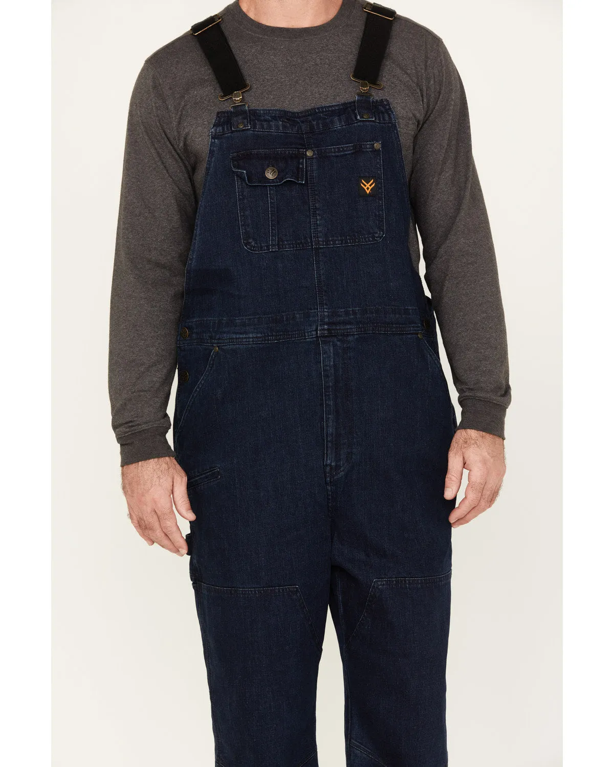 Men's Stretch Denim Bib Overalls