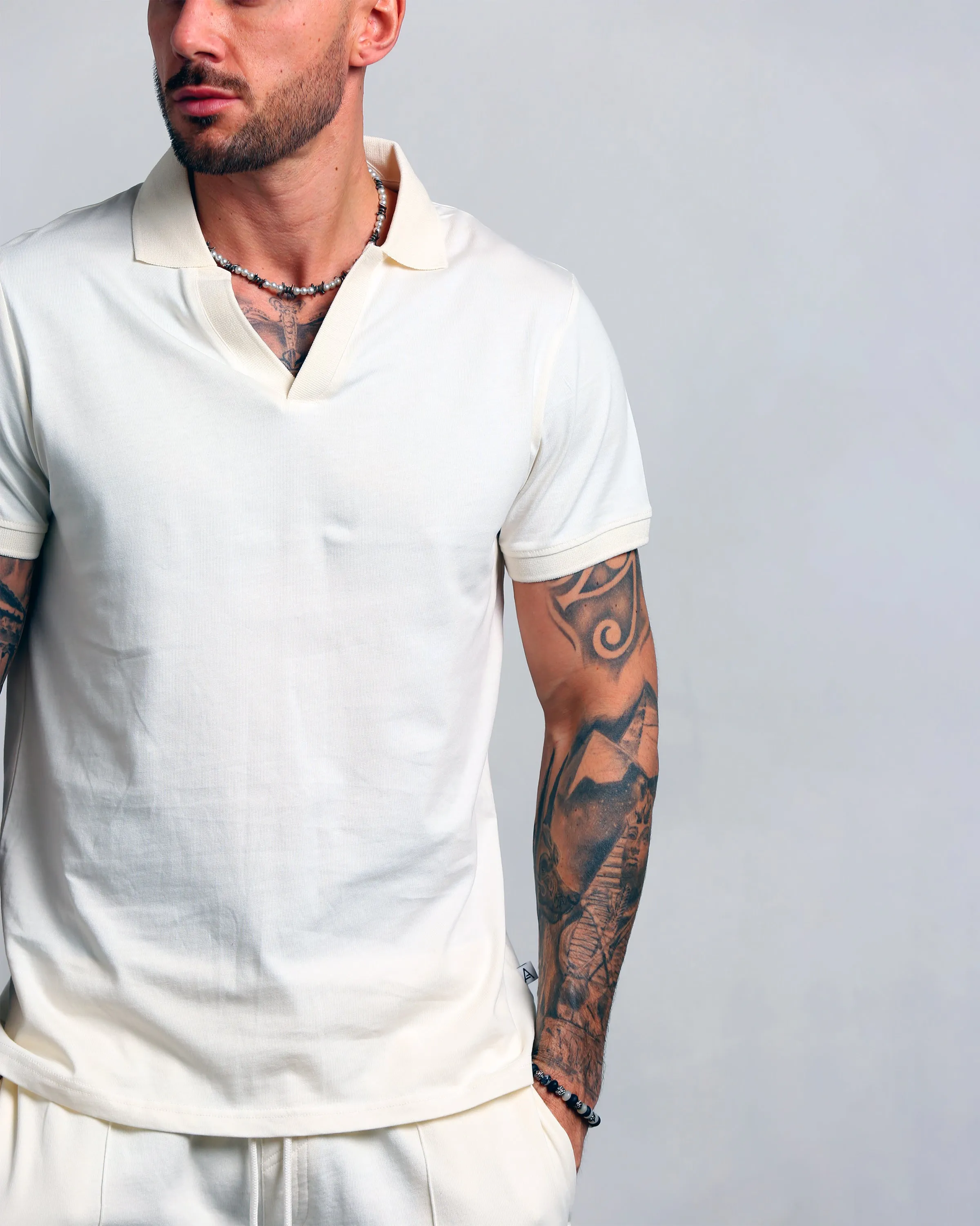 Men's White Polo (Carl)