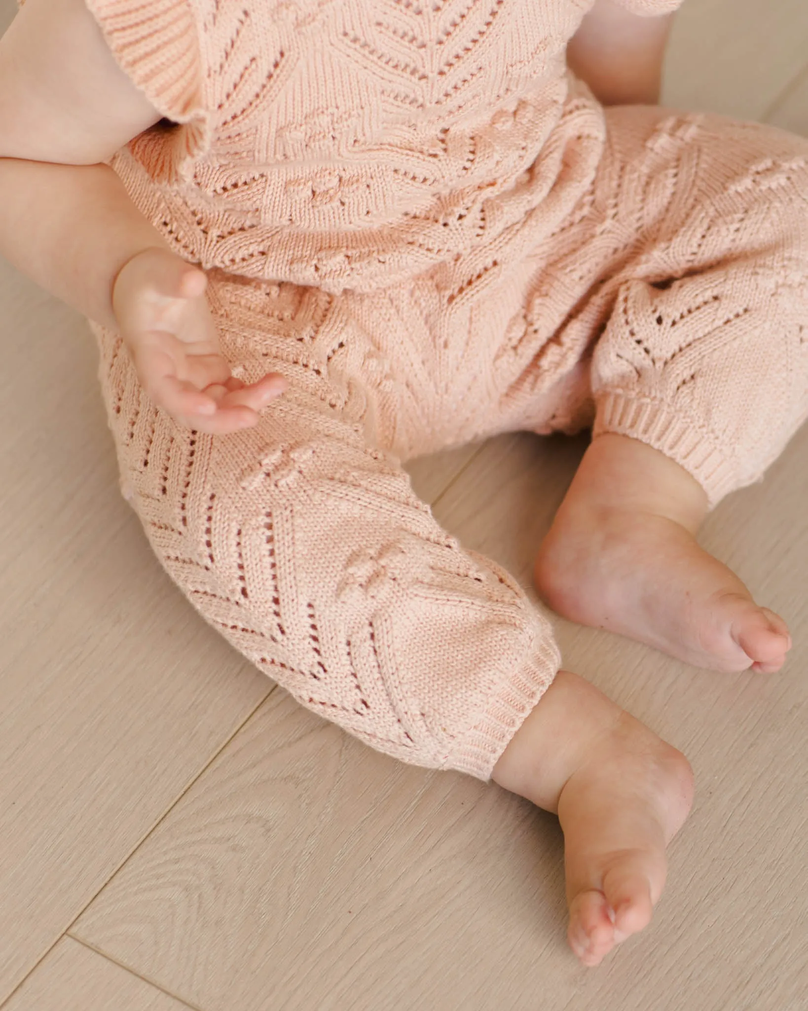 Mira Knit Romper || Melon