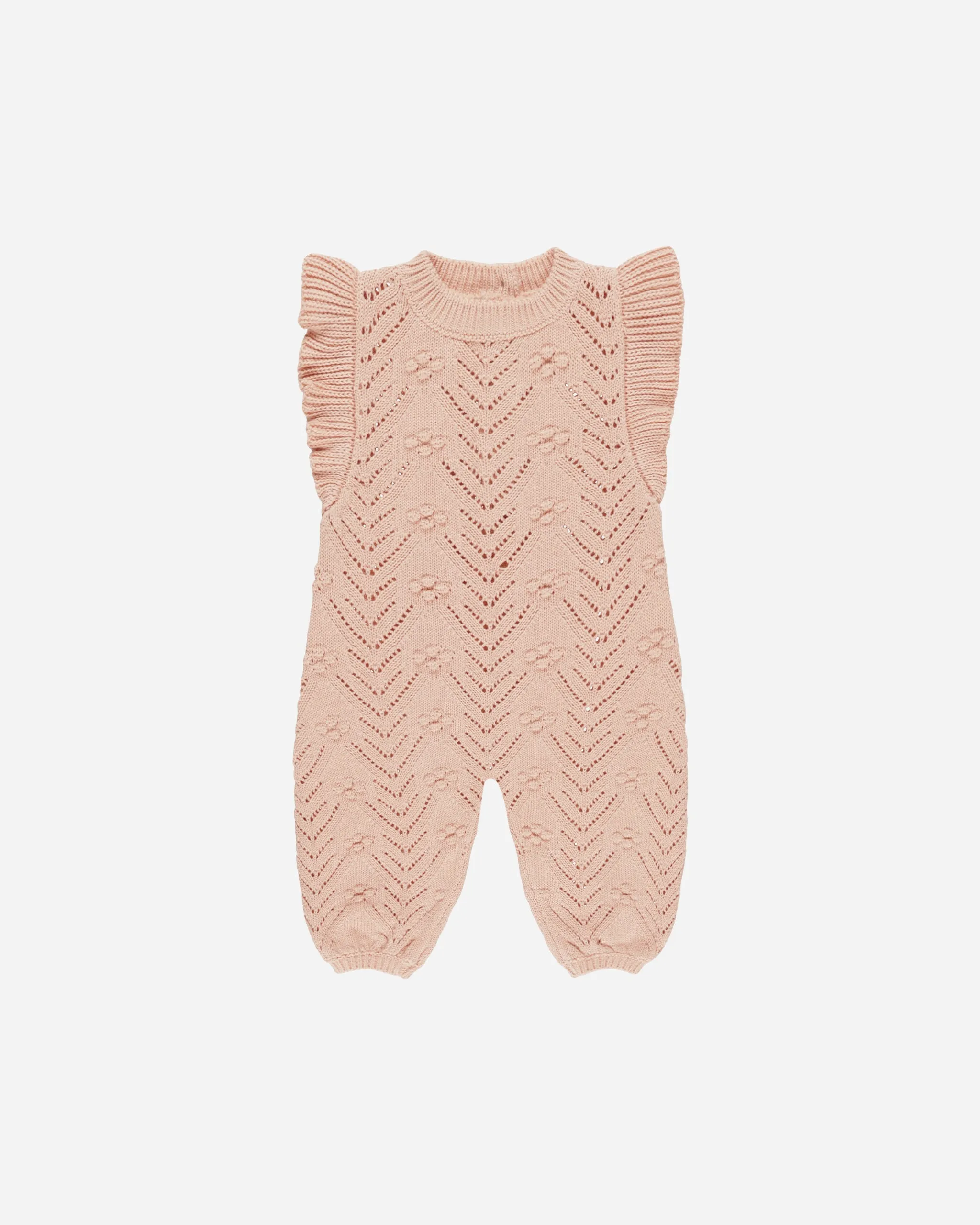 Mira Knit Romper || Melon