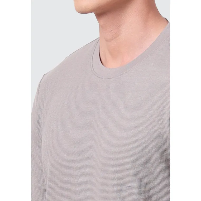 MOC Kaos Lengan Panjang Pria PASCAL - GREY