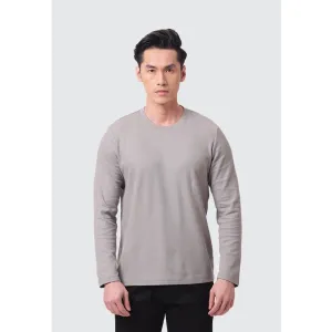 MOC Kaos Lengan Panjang Pria PASCAL - GREY
