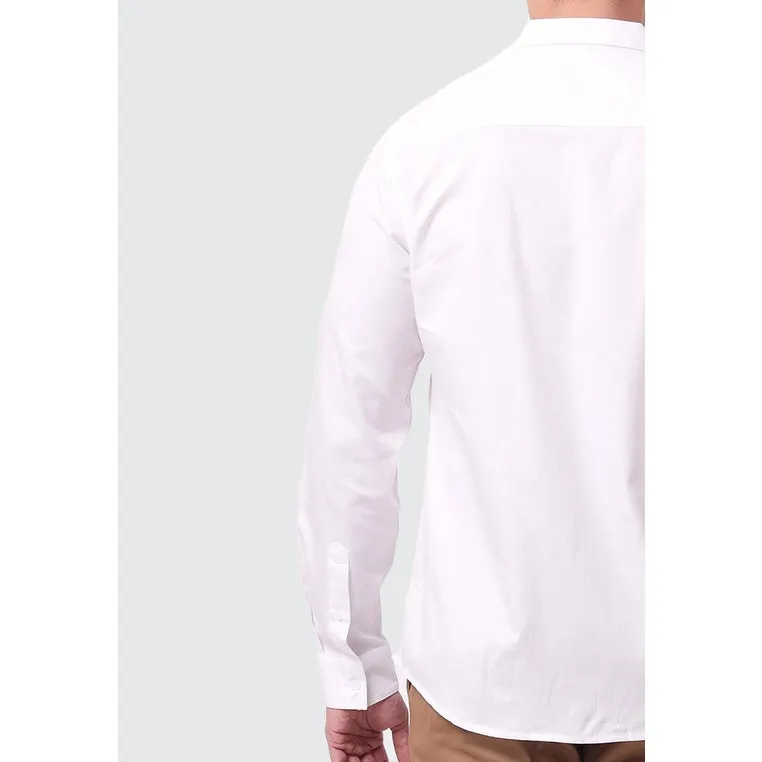 MOC Kemeja Lengan Panjang Pria DOVERCO - WHITE