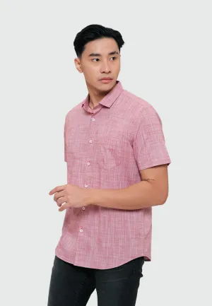 MOC Kemeja Lengan Pendek Pria BRENTWOOD 3-RED
