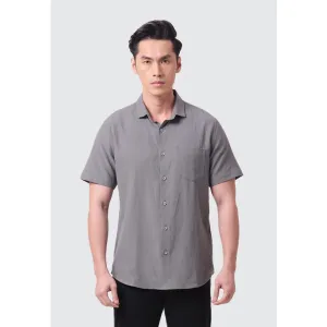 MOC Kemeja Lengan Pendek Pria CURTIS - GREY