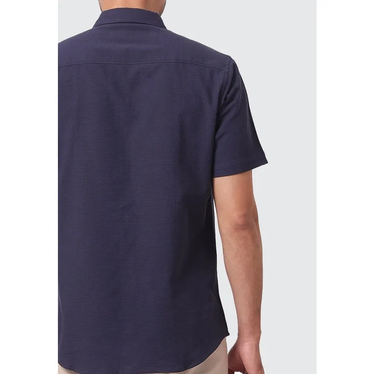 MOC Kemeja Lengan Pendek Pria CURTIS - NAVY