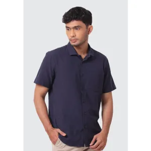 MOC Kemeja Lengan Pendek Pria CURTIS - NAVY