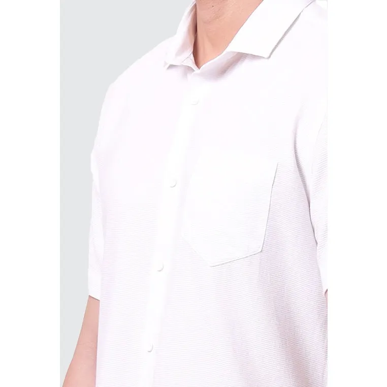 MOC Kemeja Lengan Pendek Pria CURTIS - WHITE