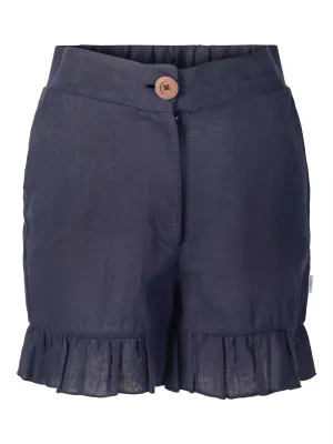 Mynthe Linen Shorts Navy