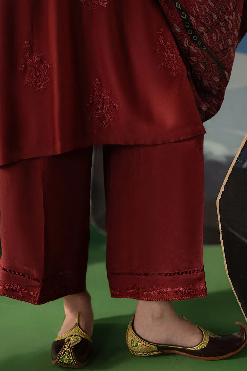 MYSTIC ROUGE-3 PC (SHIRT, TROUSER & DUPATTA)