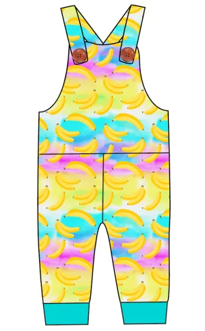 Neon Bananas Overalls and Shortalls