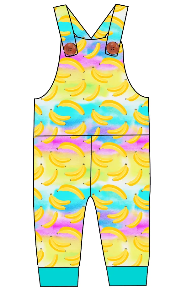 Neon Bananas Overalls and Shortalls
