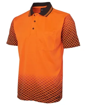 NET HI-VIS POLO - Short Sleeve | Polyester