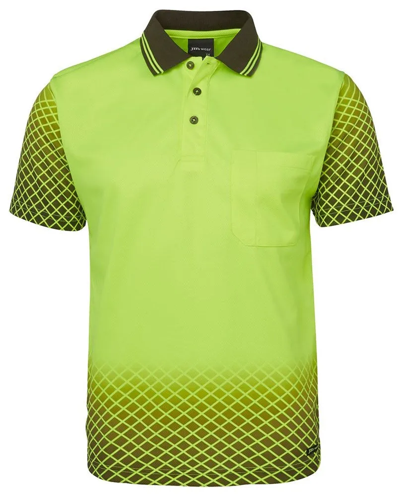 NET HI-VIS POLO - Short Sleeve | Polyester