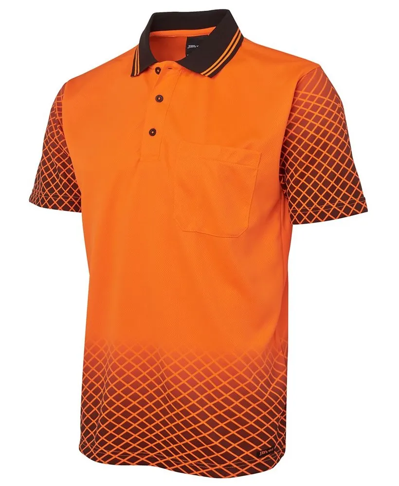 NET HI-VIS POLO - Short Sleeve | Polyester