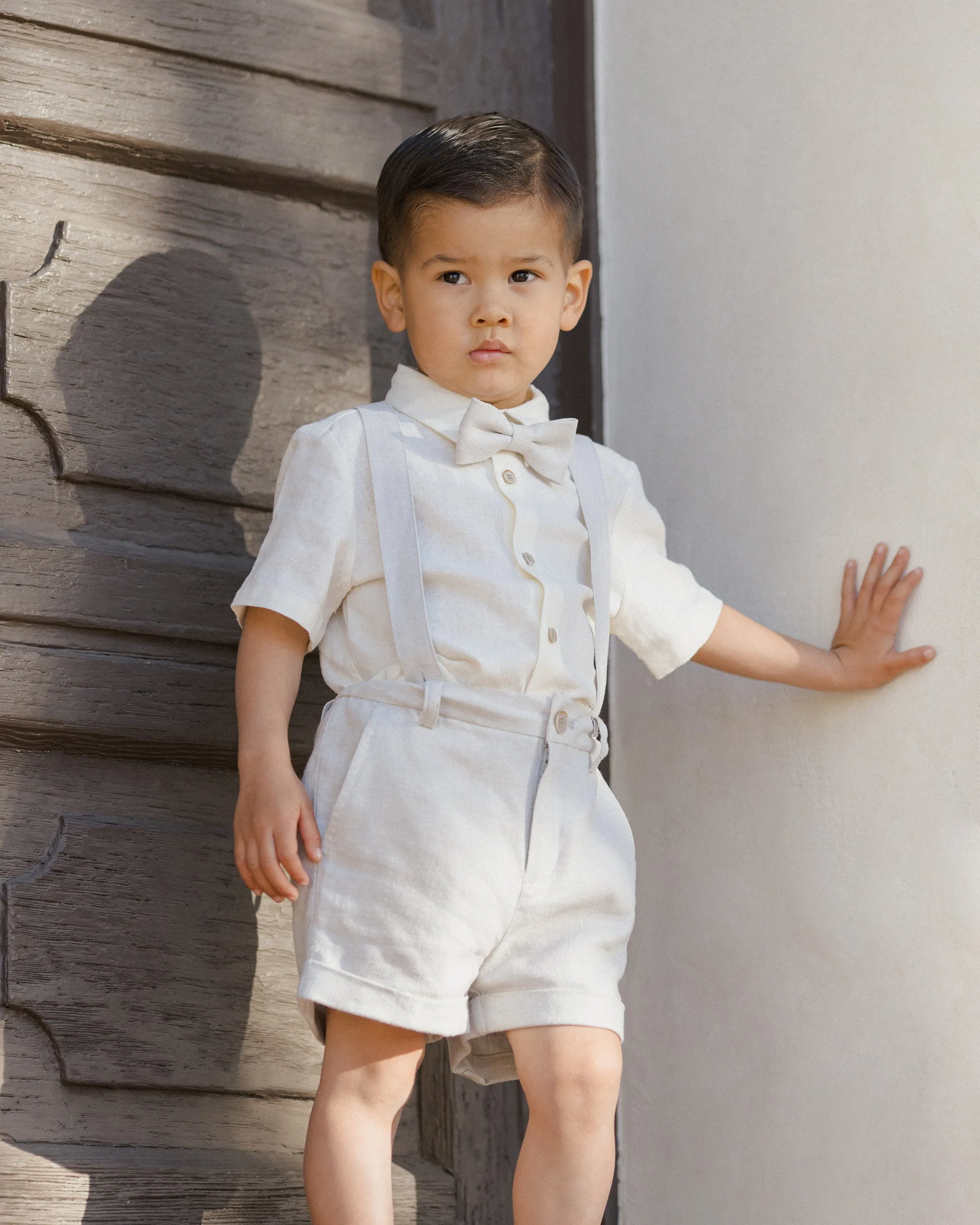NORALEE Suspender Short | Linen