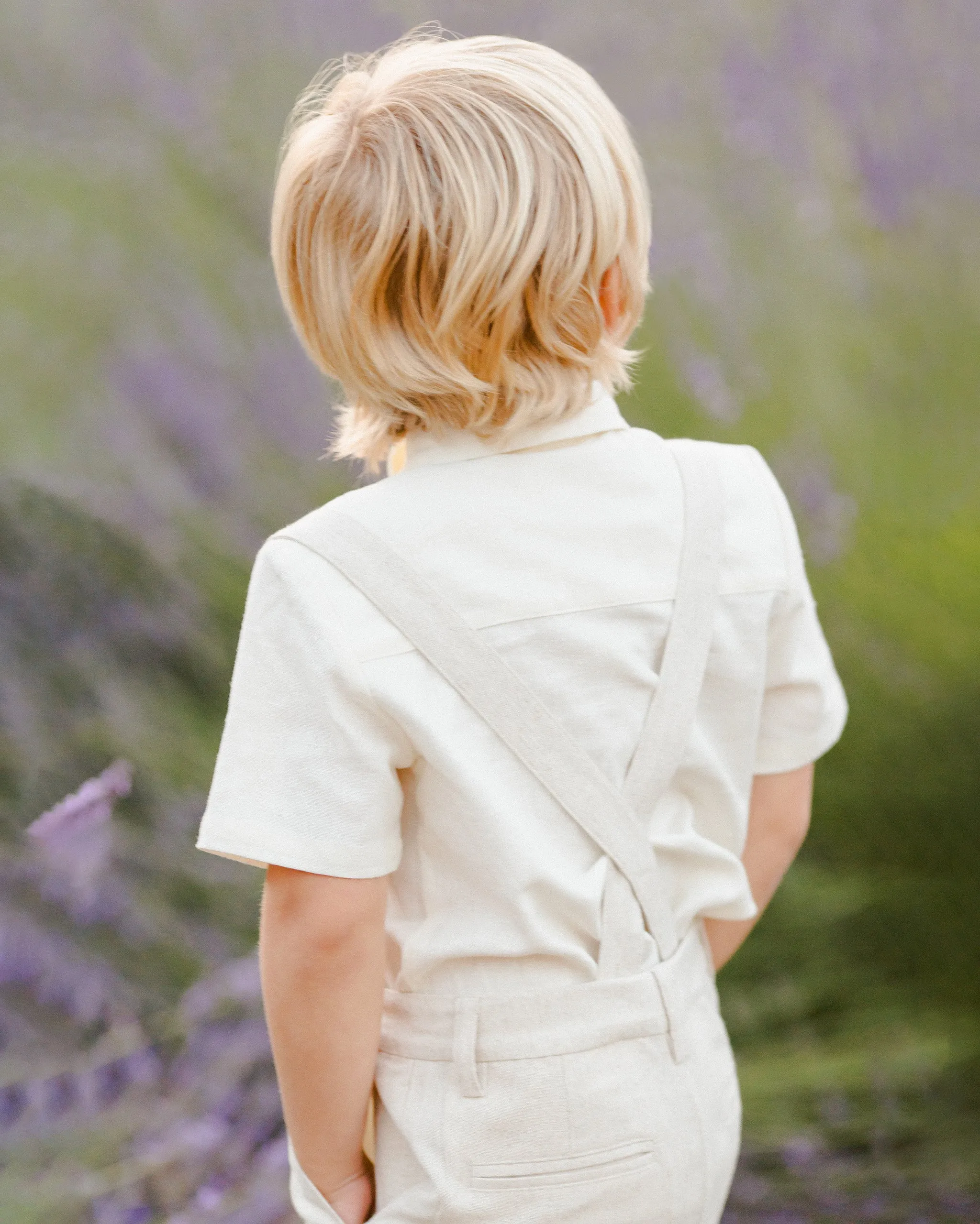 NORALEE Suspender Short | Linen