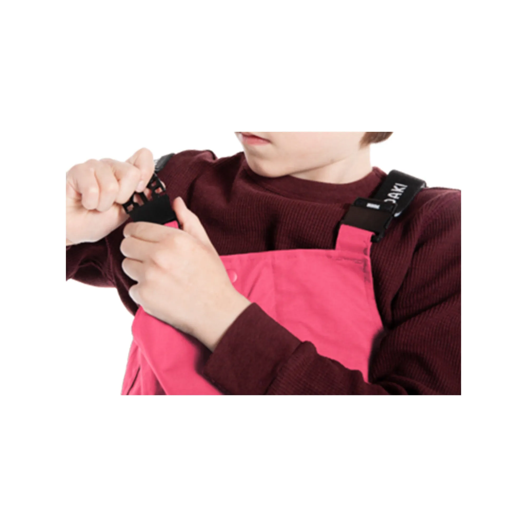 Oakiwear Kids Rain Gear Bibs Pants Fishing Boys Girls, Park City Pink
