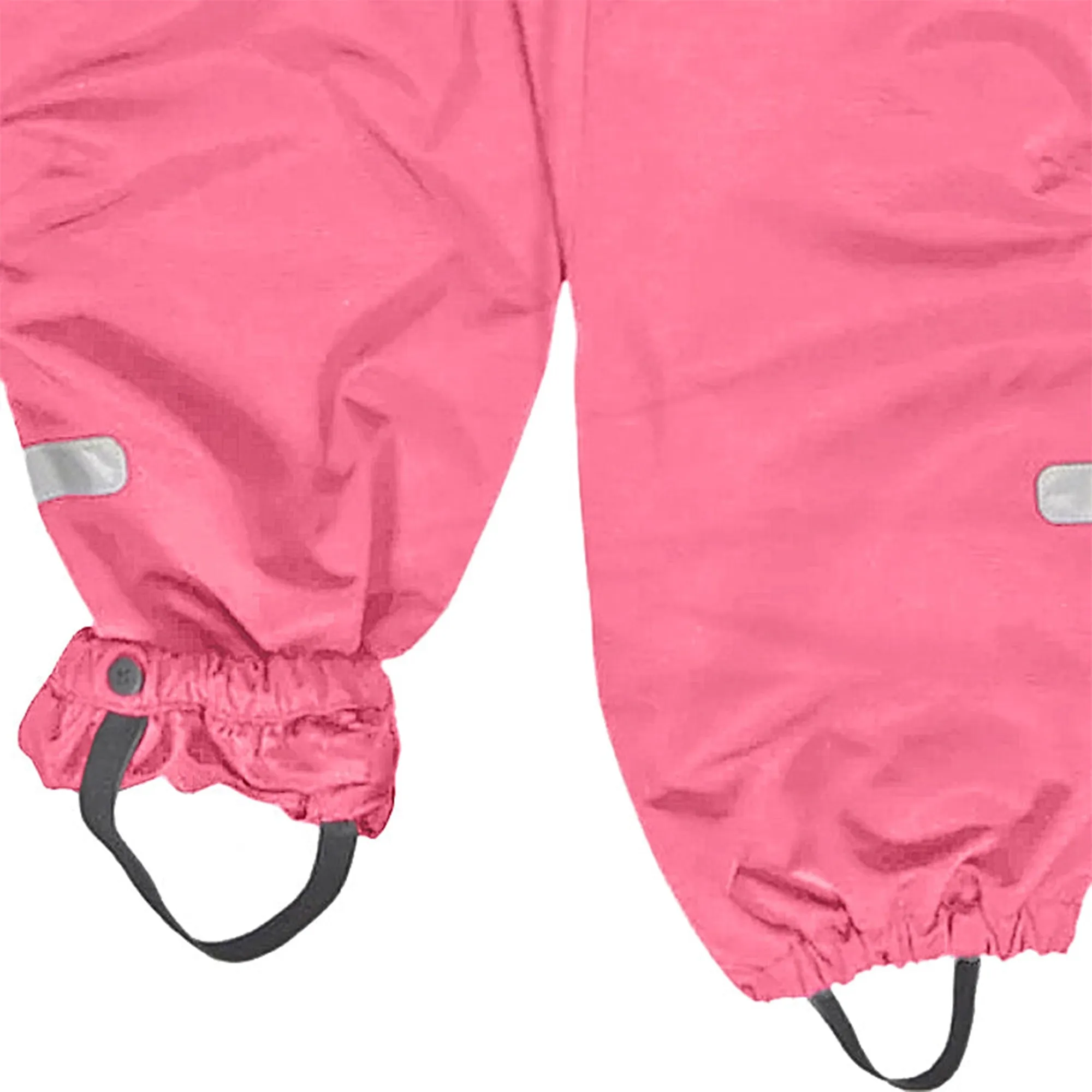 Oakiwear Kids Rain Gear Bibs Pants Fishing Boys Girls, Park City Pink