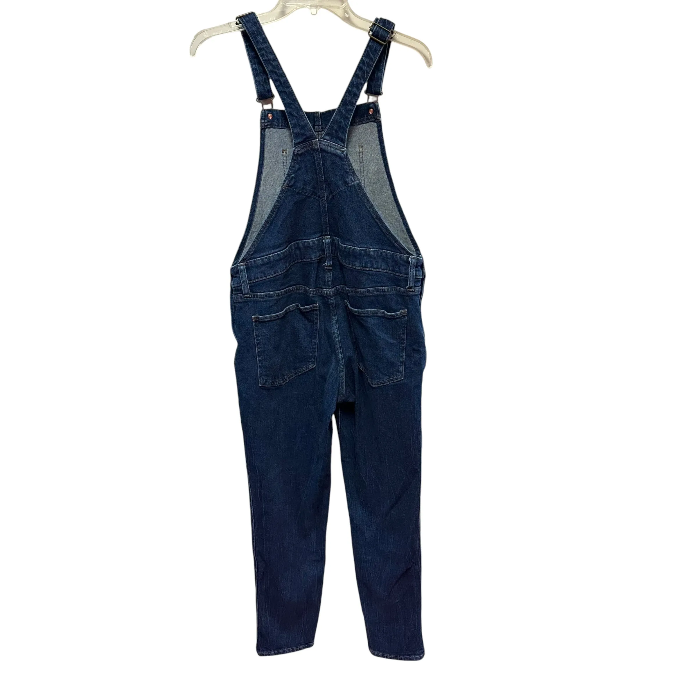 OLD NAVY DENIM BLUE JEAN OVERALLS - Sz 8 -100